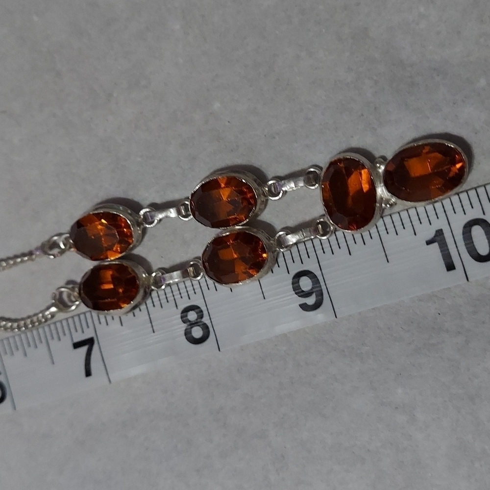 BRANDY Topaz Sterling Silver Necklace - Picture 5 of 5
